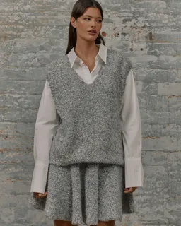 Jersey punto sin mangas texturizado de Musera en Buzos y Sweaters para argentina