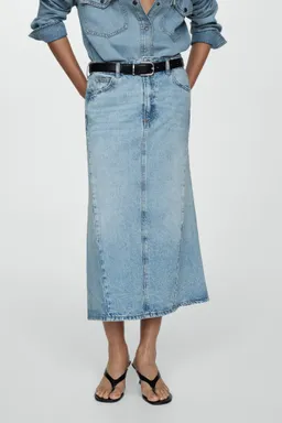 Falda denim abertura de Mango en Faldas para argentina