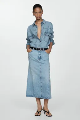 Falda denim abertura de Mango en Faldas para argentina