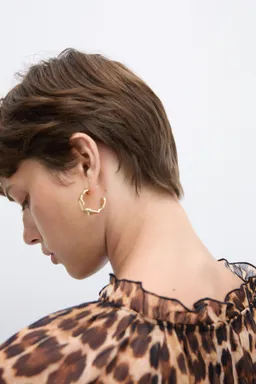 Vestido leopardo evasé de Mango en Vestidos para argentina