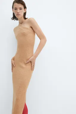 Vestido punto asimétrico de Mango en Vestidos para argentina
