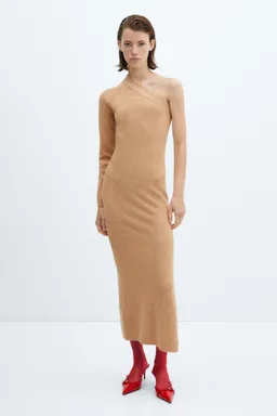 Vestido punto asimétrico de Mango en Vestidos para argentina