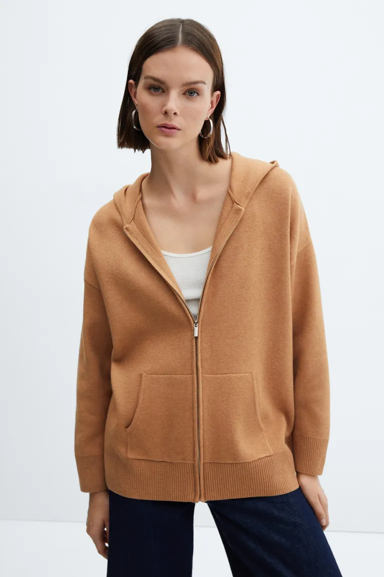 Sudadera punto cremallera de Mango en Buzos y Sweaters para argentina