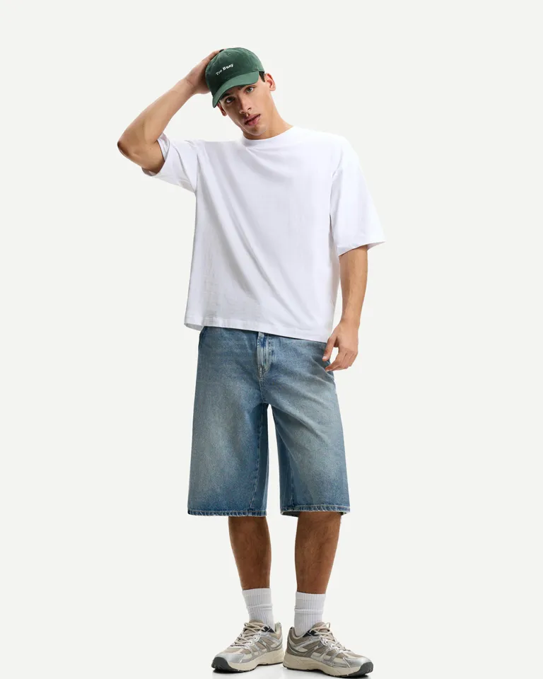 Bermuda denim skater de Bershka en Bermudas y Shorts para argentina