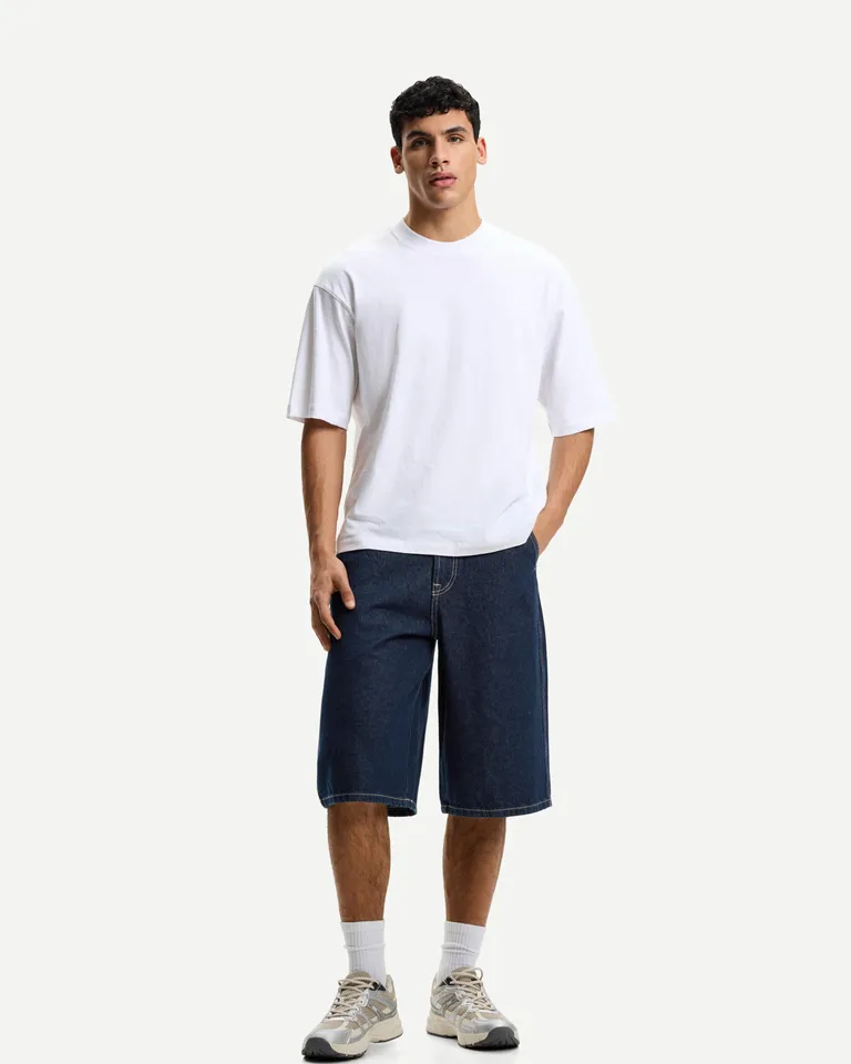 Bermuda denim skater de Bershka en Bermudas y Shorts para argentina