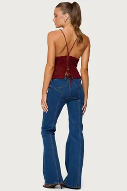 Jeans tiro bajo starrie de Edikted en Pantalones para argentina