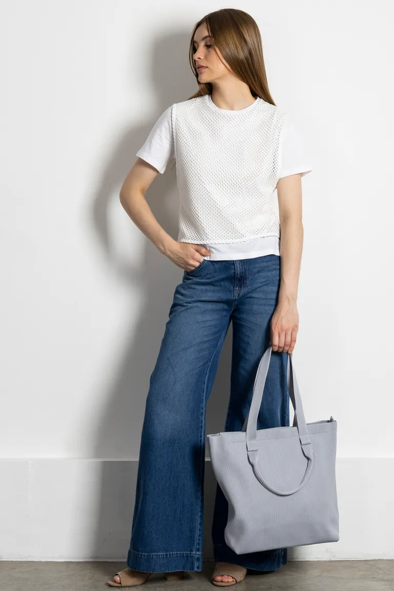 Bolso de mano gris de diseño moderno y elegante para mujer de Kill en Bolsos y Carteras para argentina