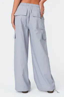 Pantalón cargo estilo lino de Edikted en Pantalones para argentina