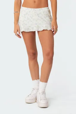 Minifalda daydream estampada waffle de Edikted en Shorts para argentina