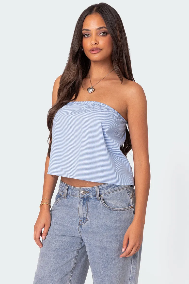 Top strapless rayas toby de Edikted en Tops para argentina