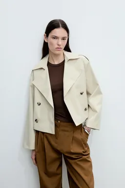 Pantalón wideleg algodón lyocell de Mango en Pantalones para argentina