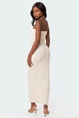 Vestido maxi rib acanalado de Edikted en Vestidos para argentina