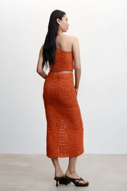 Top crochet asimétrico de Mango en Tops para argentina