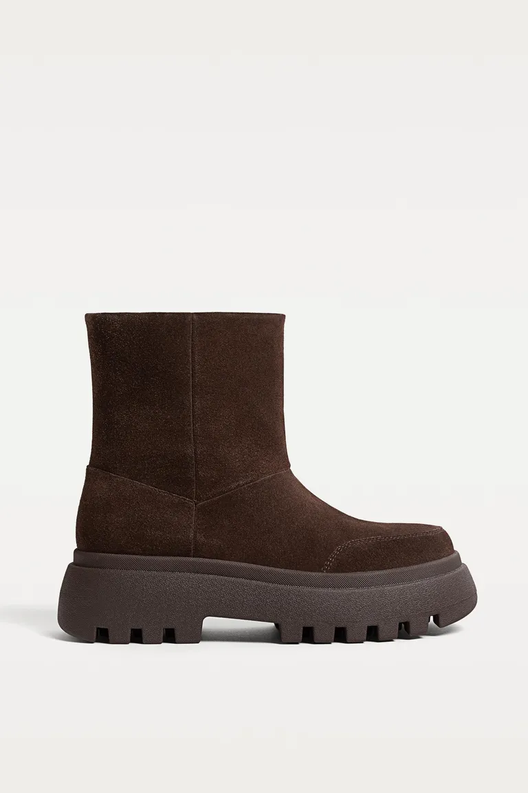 Botines track cuero de Stradivarius en Botas y Botinetas para argentina