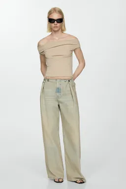 Jeans wideleg super loose de Mango en Pantalones para argentina