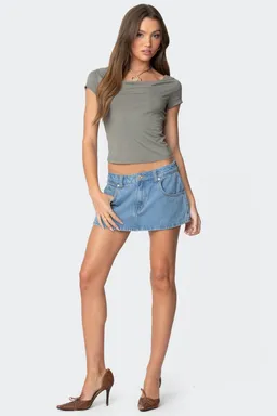 Micro falda pantalón talia de Edikted en Shorts para argentina