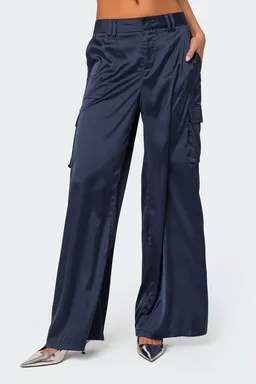 Pantalón kelsey efecto satinado de Edikted en Pantalones para argentina