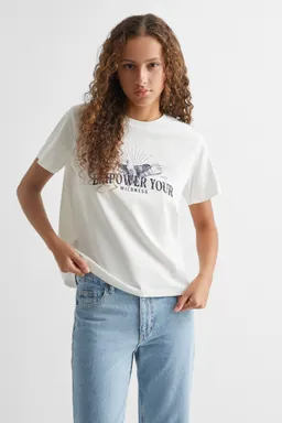 Remera estampada algodón de Mango Teen en Remeras para argentina