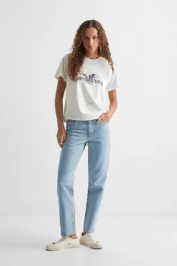 Remera estampada algodón de Mango Teen en Remeras para argentina