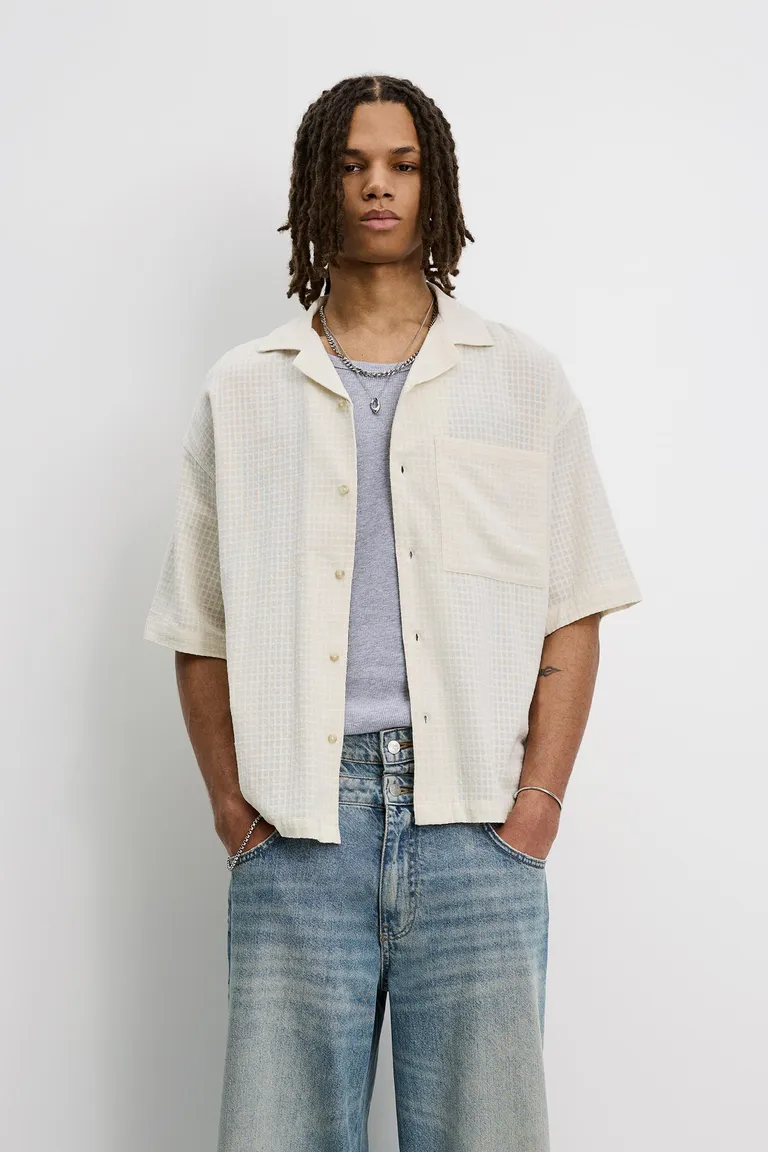 Camisa cuadros rústica de Pull&Bear en Camisas para argentina