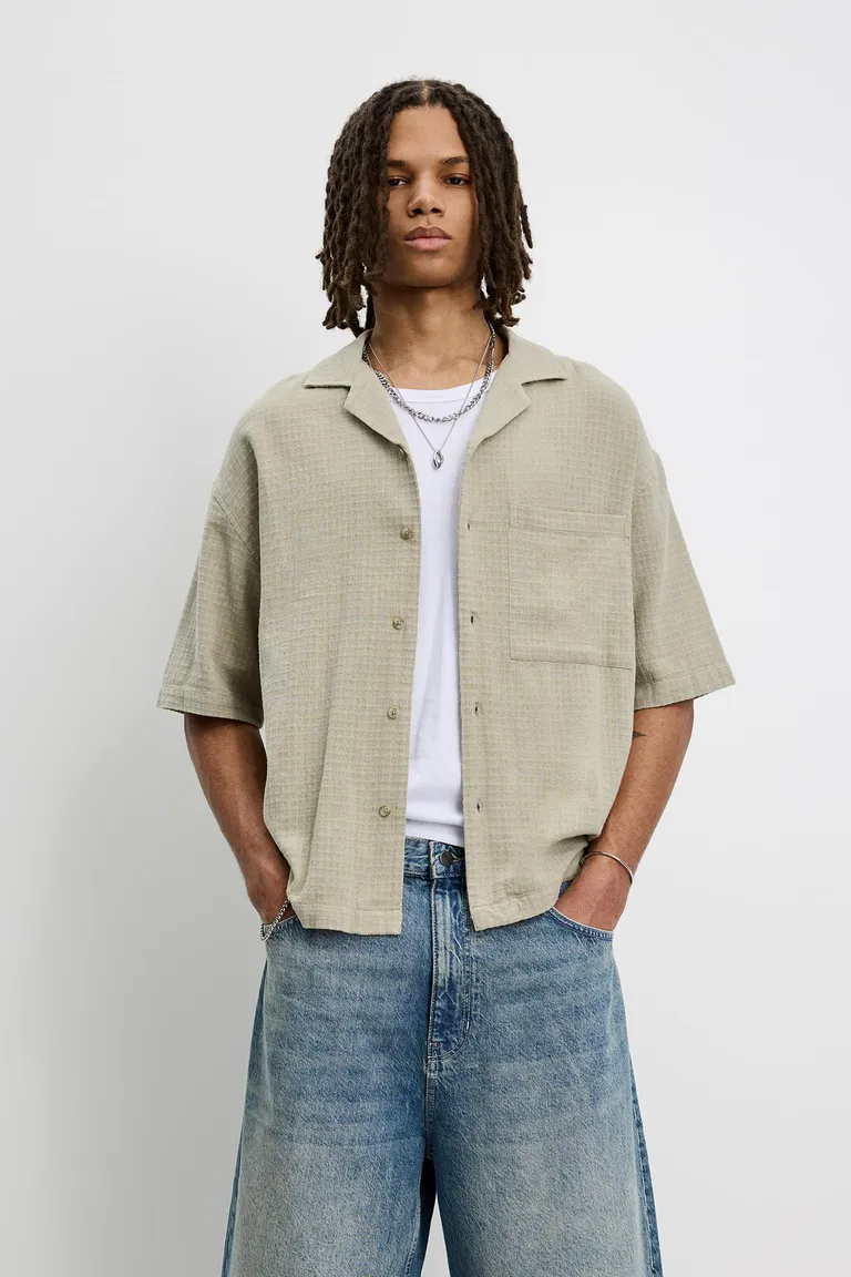 Camisa cuadros rústica de Pull&Bear en Camisas para argentina