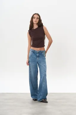 Jean denim baggy suelto de Magda en Pantalones para argentina