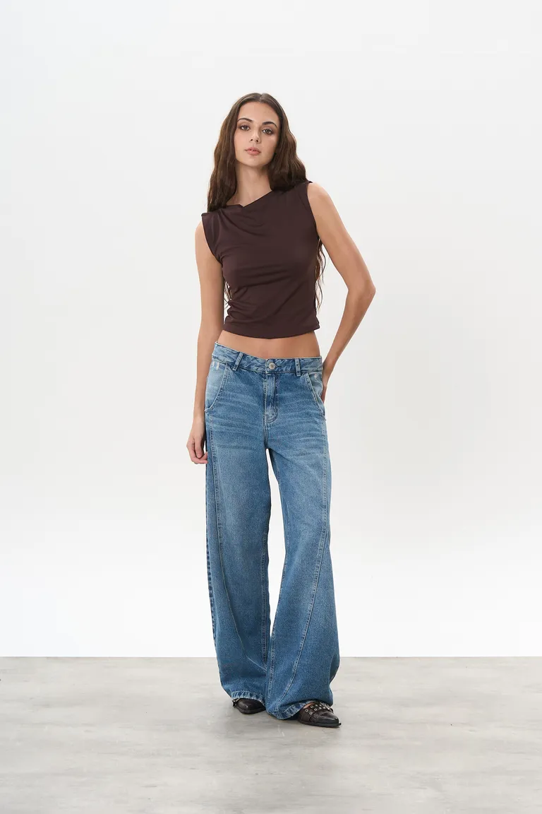 Jean denim baggy suelto de Magda en Pantalones para argentina