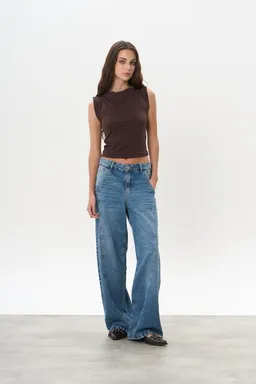 Jean denim baggy suelto de Magda en Pantalones para argentina
