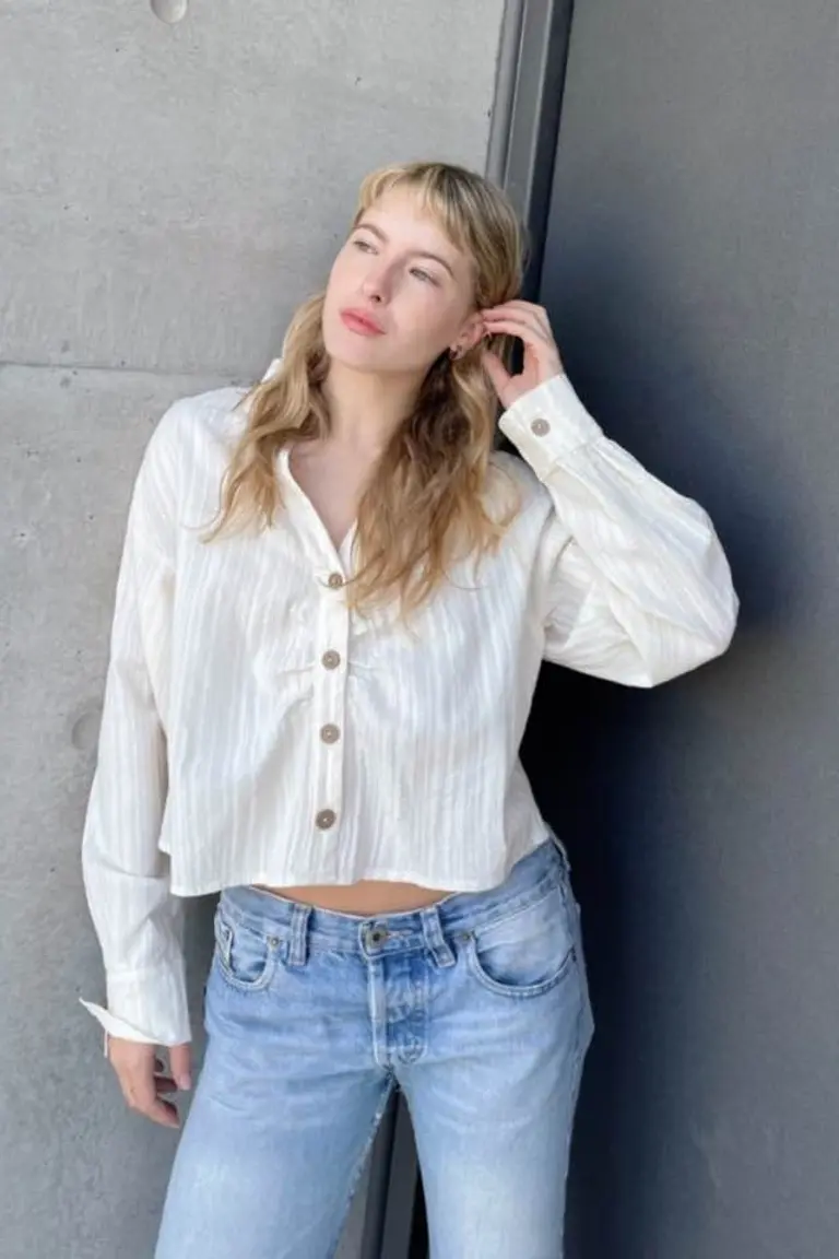 Camisa Crop Algodón de Hesed en Camisas para argentina