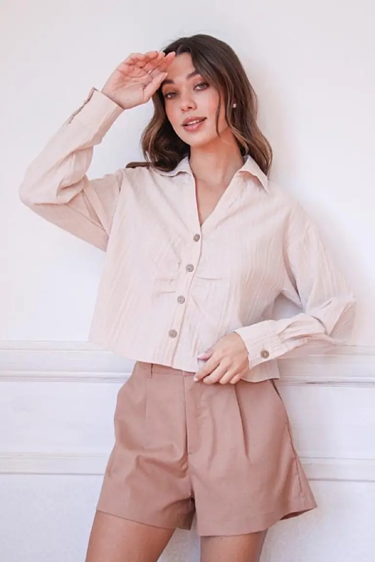 Camisa Crop Algodón de Hesed en Camisas para argentina