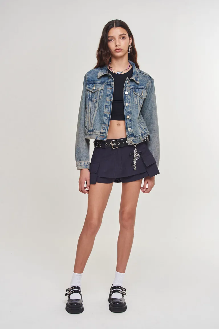 Chaqueta de jean recta con detalles únicas de 47 Street en Chaquetas para argentina
