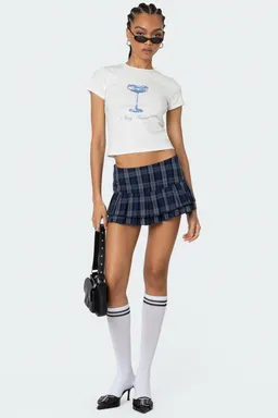 Skort plisado escocés ara de Edikted en Faldas para argentina