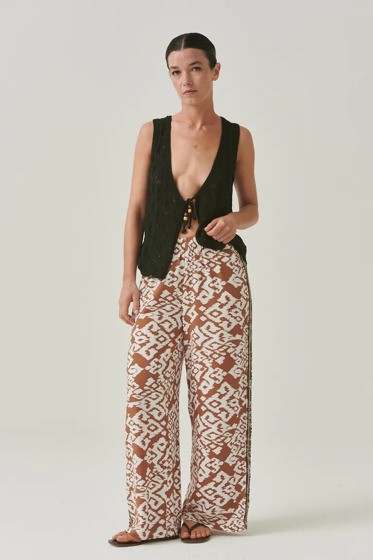 Pantalones estampados de diseño único y vanguardista de Sweet en Pantalones para argentina