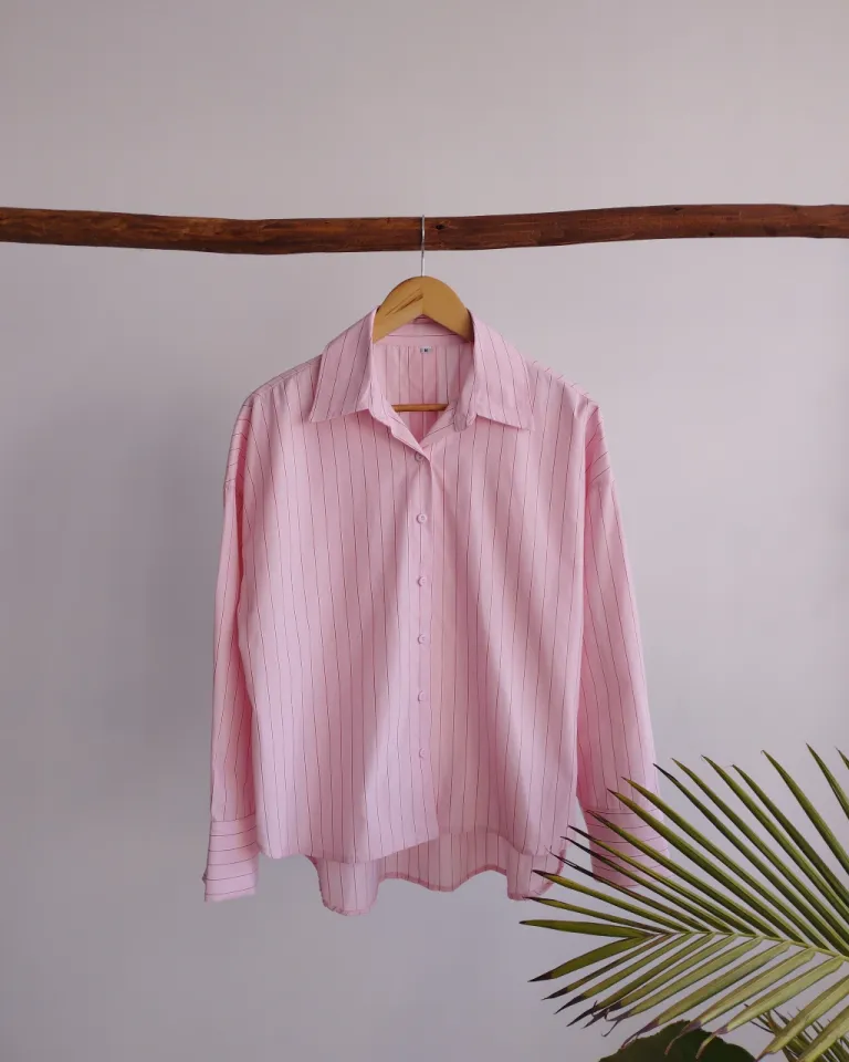 Camisa rayada de algodón y nylon para mujer de Lemmon en Camisas para argentina