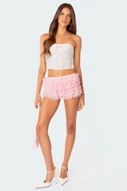 Shorts volados unicornio de Edikted en Shorts para argentina