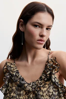 Top estampado con volante de Mango en Tops para argentina