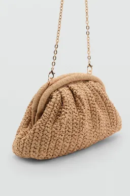 Bolso clutch fibra natural de Mango en Bolsos y Carteras para argentina