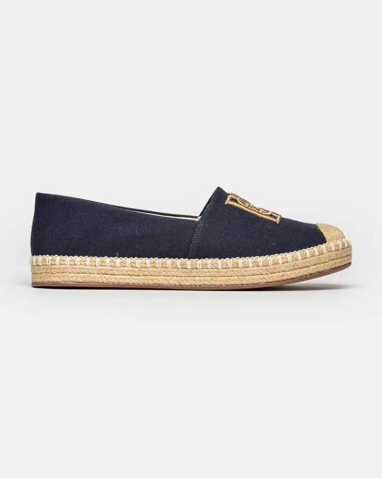 Alpargatas textiles con logo bordado y suela de goma de Prüne en Alpargatas para argentina