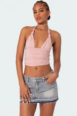 Top halter anudado lillie de Edikted en Tops para argentina