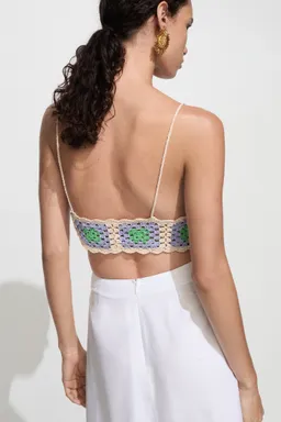 Top crochet combinado de Mango en Tops para argentina