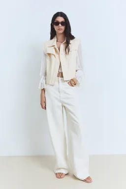 Chaleco efecto denim de Mango en Chalecos para argentina