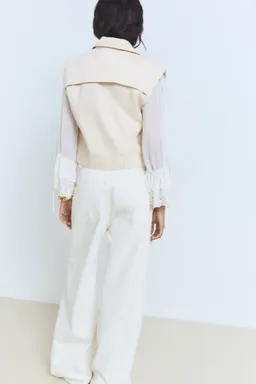Chaleco efecto denim de Mango en Chalecos para argentina