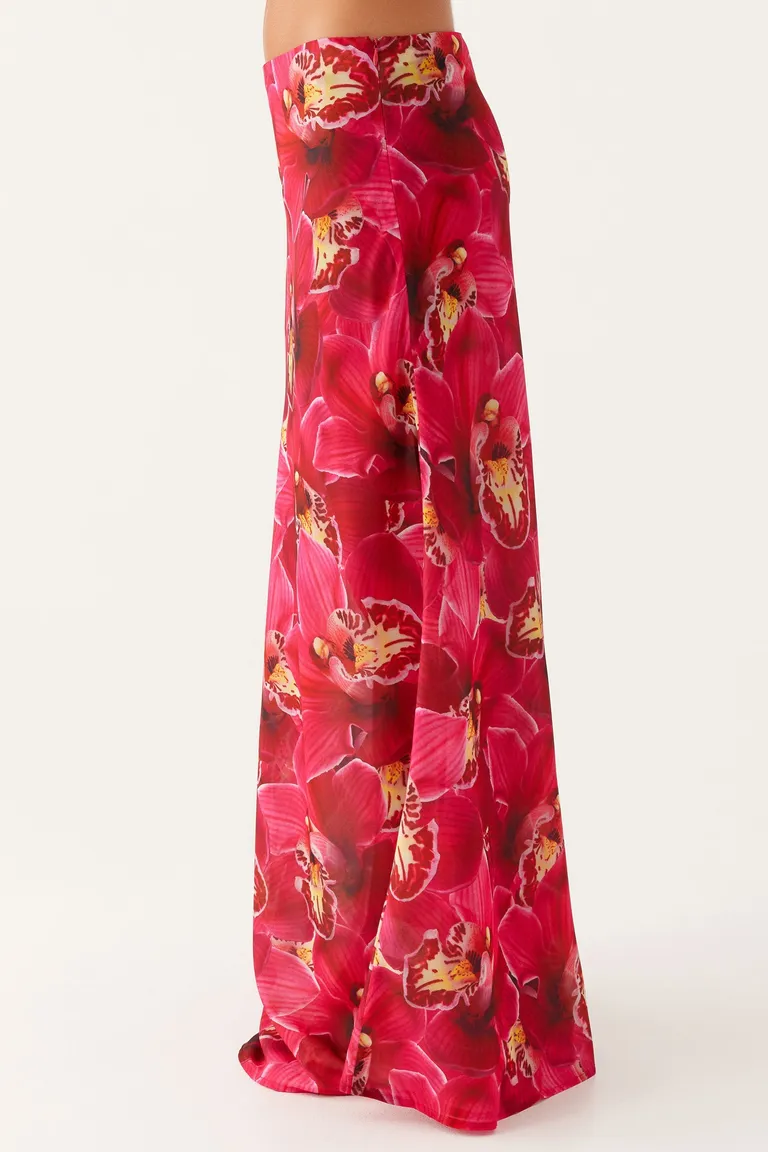 Maxi falda ashley rosa orquídea de Peppermayo en Faldas para argentina