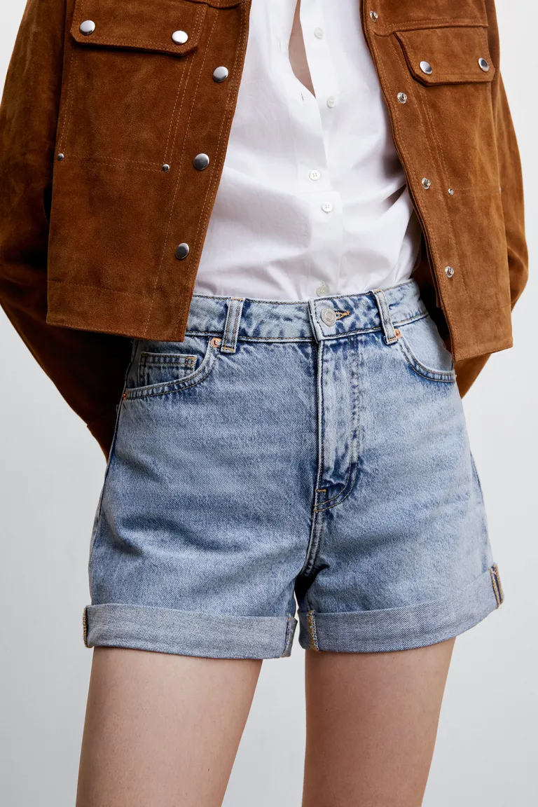 Shorts jean momfit de Mango en Shorts para argentina