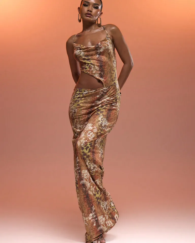 Maxi vestido flores animales de Musera en Vestidos para argentina