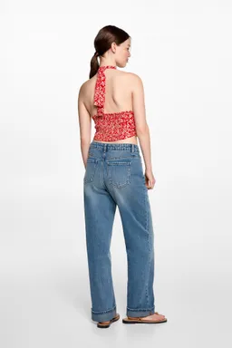 Top estampado con nudo de Mango Teen en Tops para argentina
