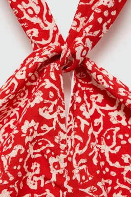 Top estampado con nudo de Mango Teen en Tops para argentina