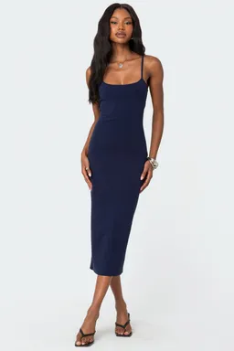Vestido midi air con abertura de Edikted en Vestidos para argentina