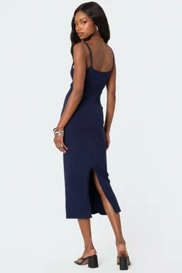 Vestido midi air con abertura de Edikted en Vestidos para argentina