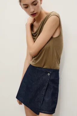 Falda pantalón vaquera de Mango en Faldas para argentina
